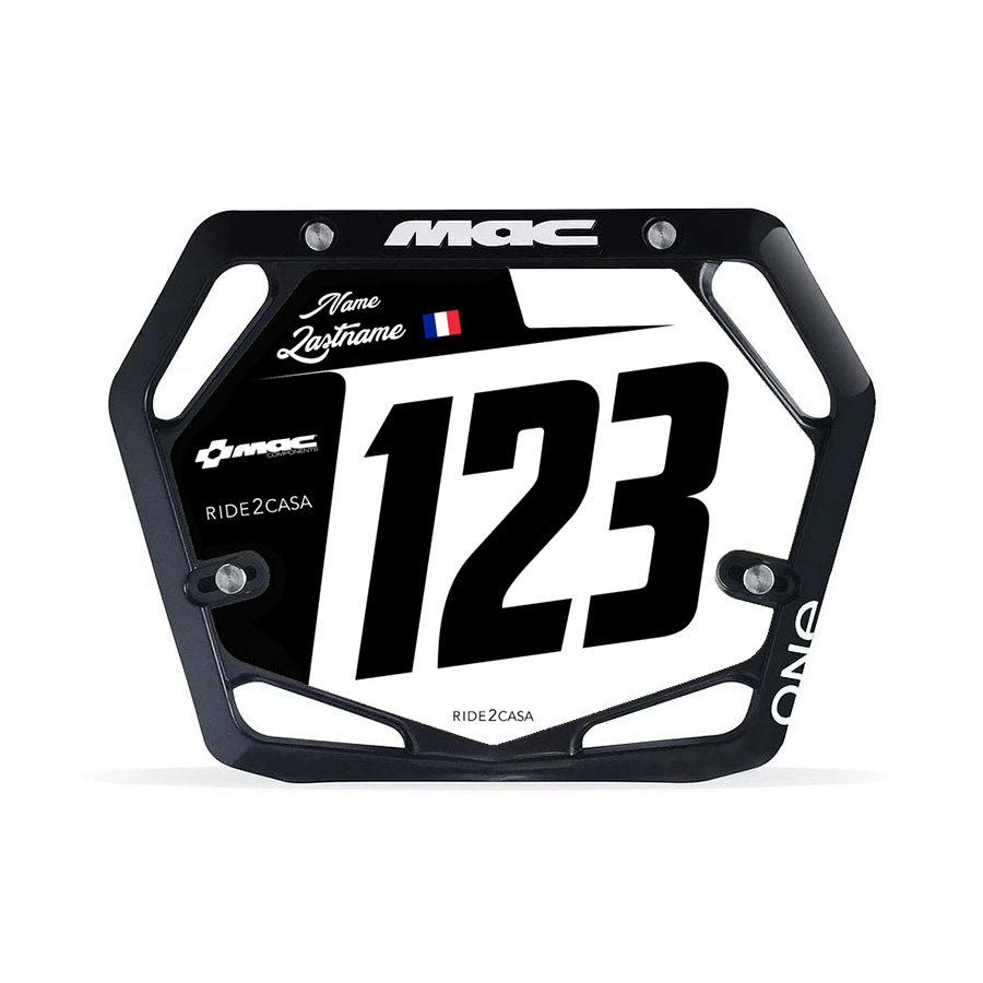 Mac One Pro Custom BMX Plate